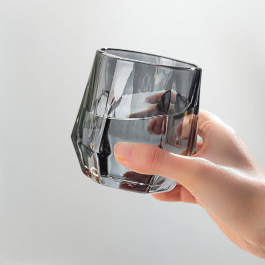 Avelena | Amber hexagonales Glasbecher