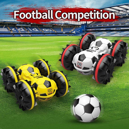 Avelena | Amphibisches ferngesteuertes Auto, All-Terrain-Fußball, ferngesteuertes Boot, Poolspielzeug, Geschenk für Jungen und Mädchen