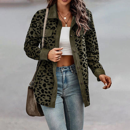 Avelena | Trendige Jacke mit Leopardenmuster
