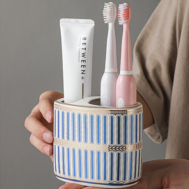 Avelena | Luxuriöser Art Deco Badezimmer-Accessoireshalter