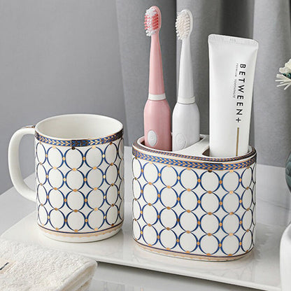 Avelena | Luxuriöser Art Deco Badezimmer-Accessoireshalter