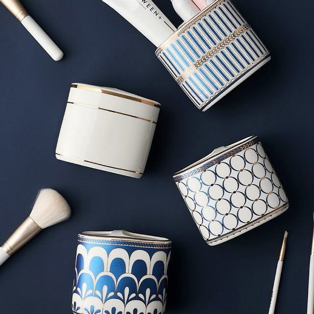 Avelena | Luxuriöser Art Deco Badezimmer-Accessoireshalter