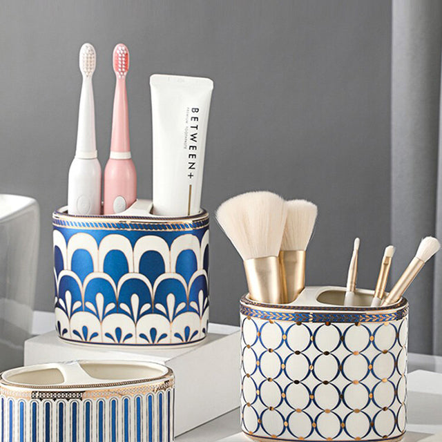 Avelena | Luxuriöser Art Deco Badezimmer-Accessoireshalter