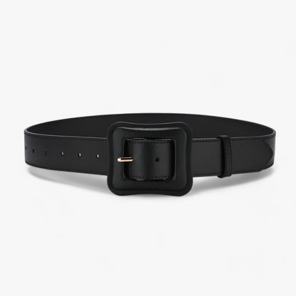 Avelena | Damen Breiter Leder Gürtel Vintage Hoch Taille mit Verstellbarer Schnalle