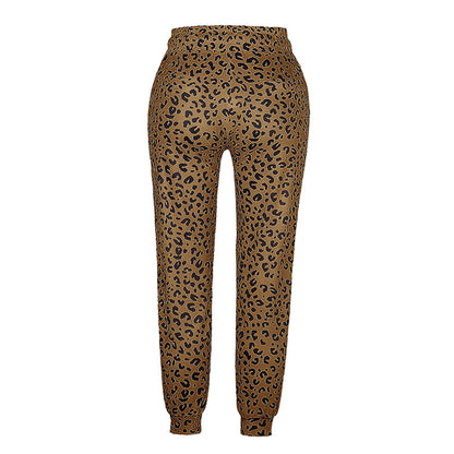 Avelena - losse legging met luipaardprint