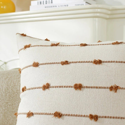 Avelena | Averra Vertikal Gestickter Kissenbezug