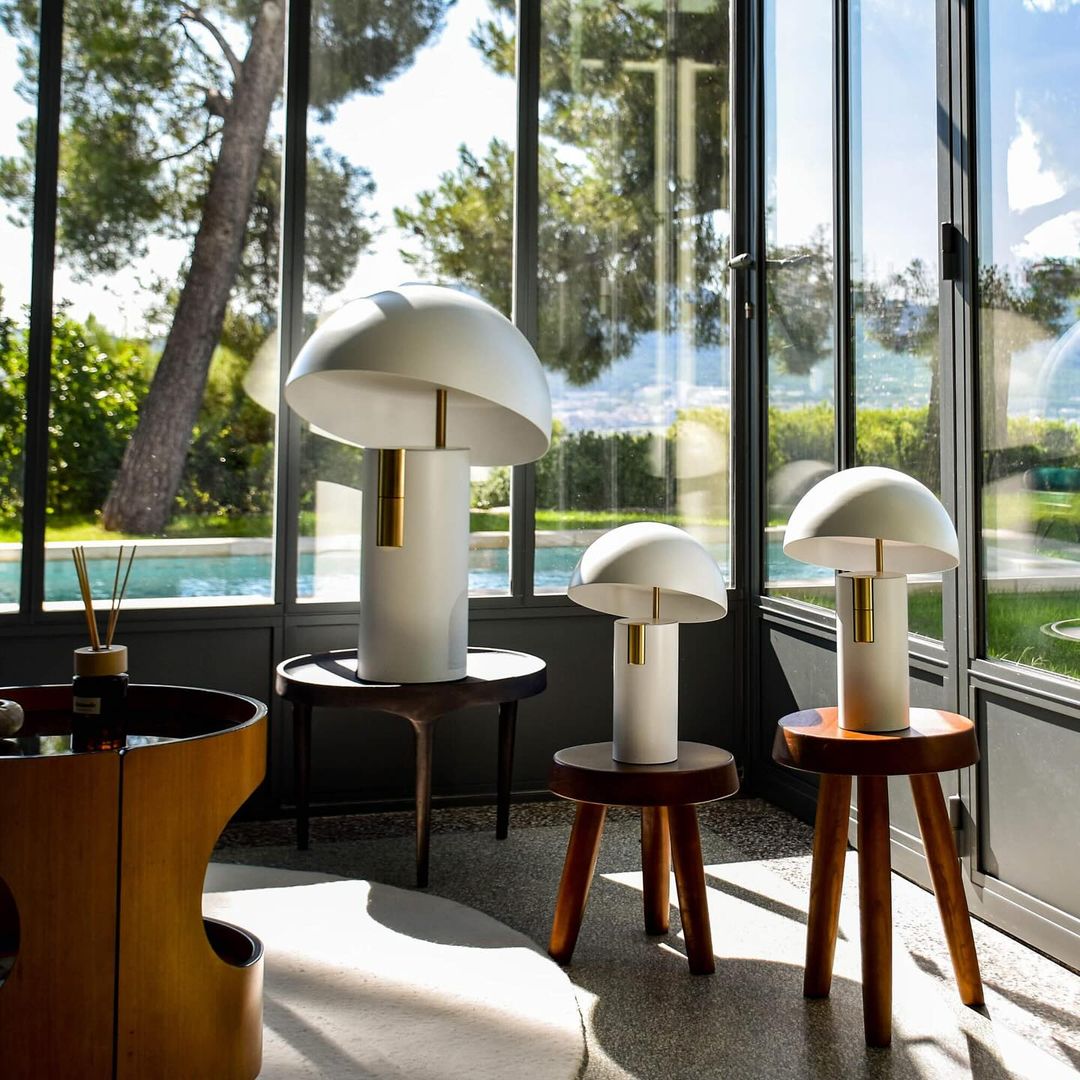 Avelena | Tischlampe - RetroWave - Minimalistisches & Verstellbares Design - Schicke Moderne Eleganz