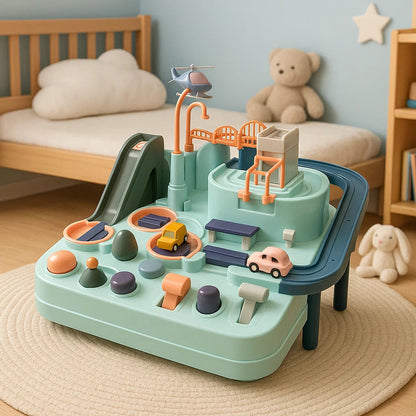 Avelena | Abenteuer-Spielzeugauto-Set für Kinder – 4-teiliges Lernspielset