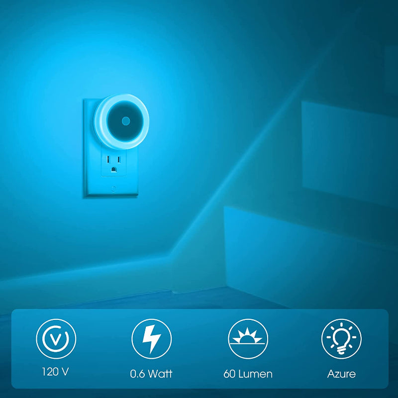 Avelena | Nachtlichter Stecker in die Wand [4Pack], Nachtlicht mit Lichtsensoren, LED Nachtlicht für das Kinderzimmer, Baby Nachtlicht, Badezimmer Nachtlicht, Treppenlichter, Flurlicht