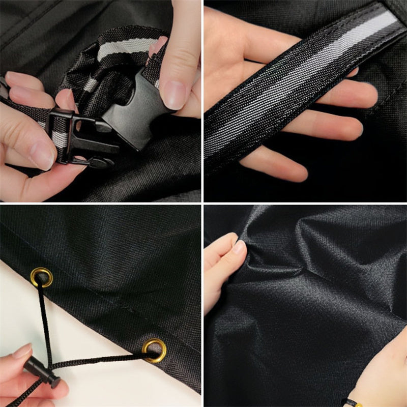 Avelena | Runde wasserdichte Abdeckung für Gartenmöbel | Hochbelastbar, UV-beständig & verstellbar für Außentische und Stühle