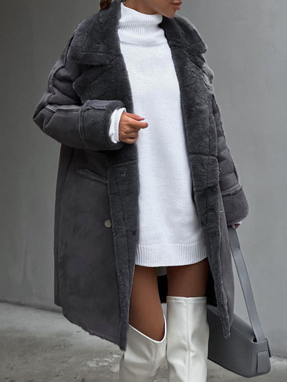 Avelena | Luxuriöser Fleece-Mantel für Frauen