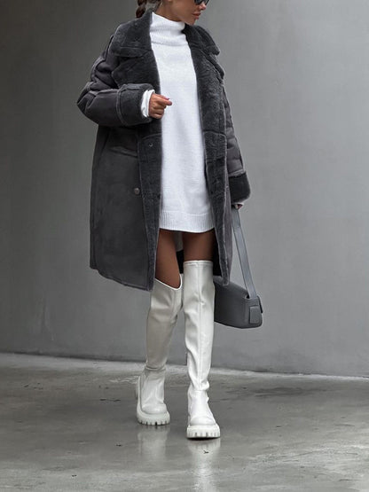 Avelena | Luxuriöser Fleece-Mantel für Frauen
