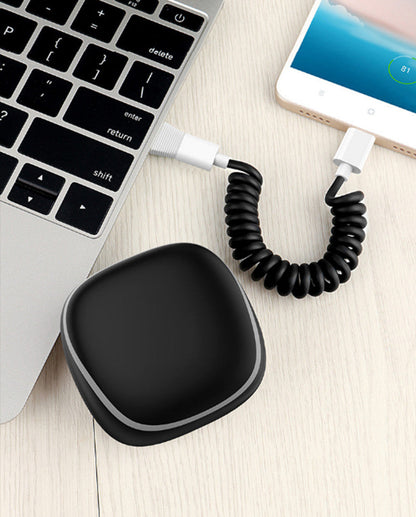 Avelena | All-in-one Frühling Kabel Powerbank Type-c Android Lightning Speicherbox Notfall mini Powerbank