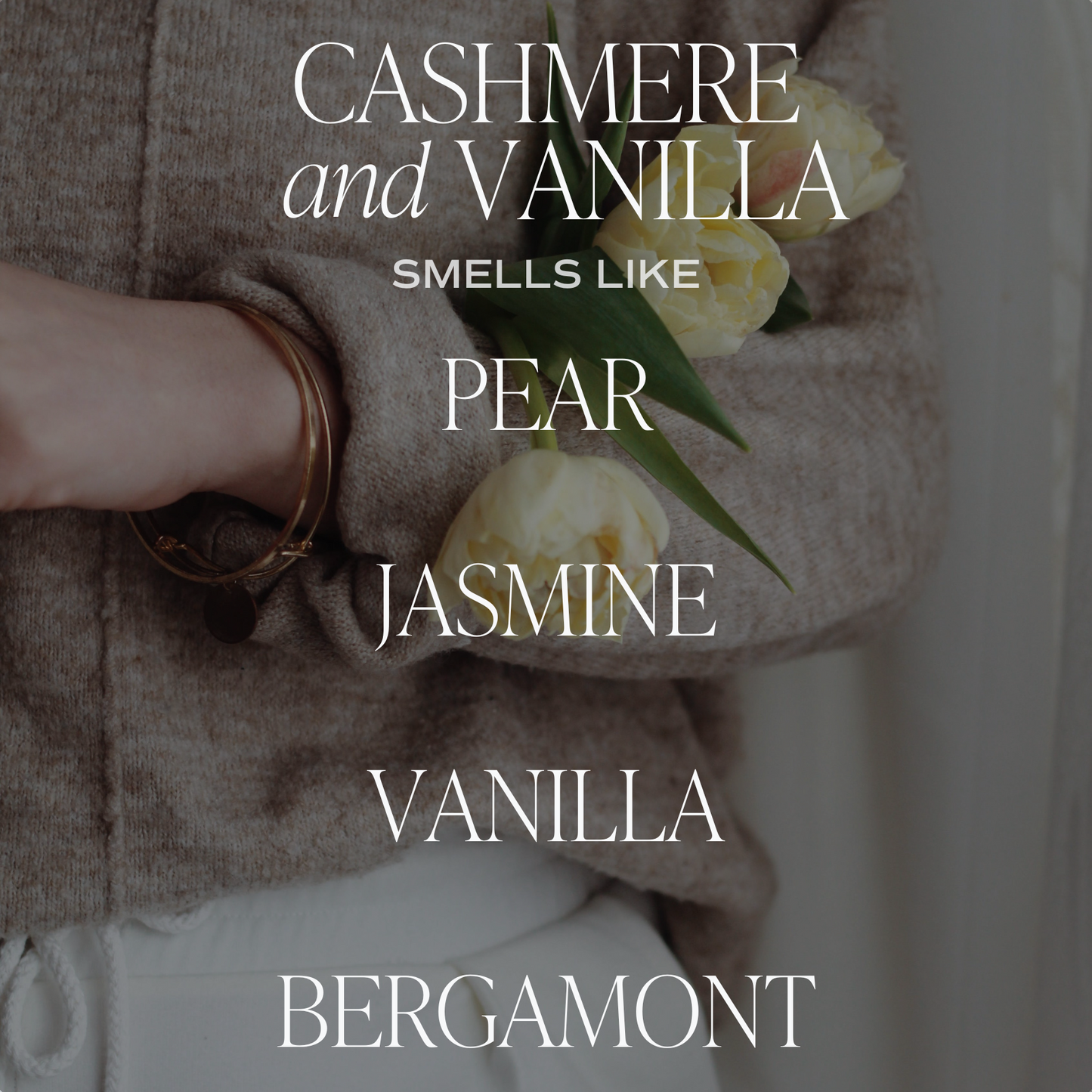 Avelena | Cashmere und Vanille-Sojawachs-Kerze, Tan Mattglas 15Oz