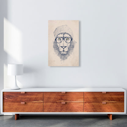 Avelena | Cooler Hipster Löwe Tier Kunstdruck
