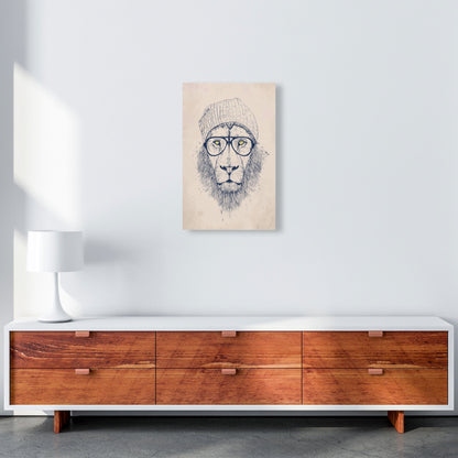 Avelena | Cooler Hipster Löwe Tier Kunstdruck