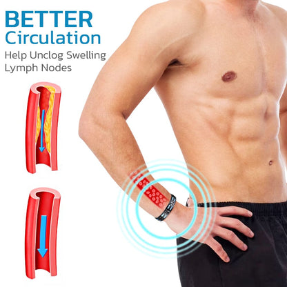 Avelena | CarbonArmband Blauer Kohlenstoff TitanArmband