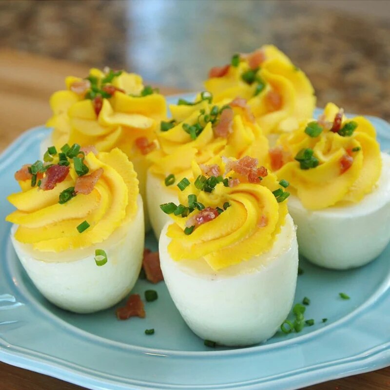 Avelena | Ei-Kochformen Set | Multifunktionale Silikon-Pods | Spülmaschinenfest | 6 Stück