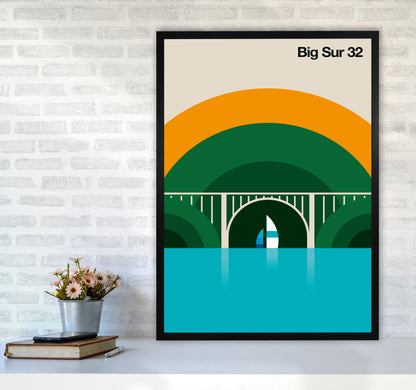 Avelena | Big Sur 32 Kunstdruck von Bo Lundberg