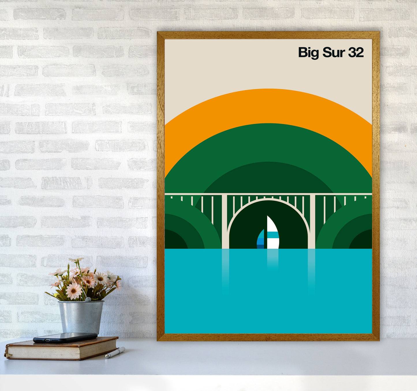 Avelena | Big Sur 32 Kunstdruck von Bo Lundberg