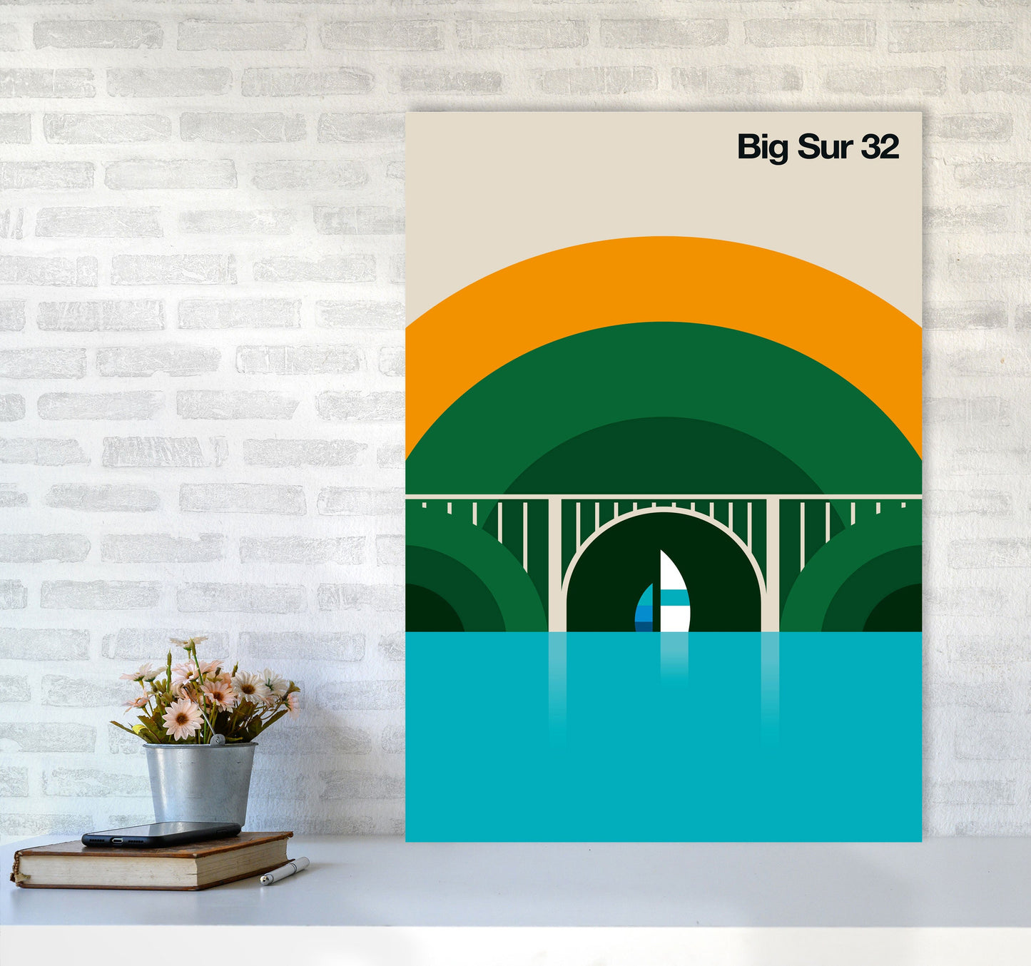 Avelena | Big Sur 32 Kunstdruck von Bo Lundberg