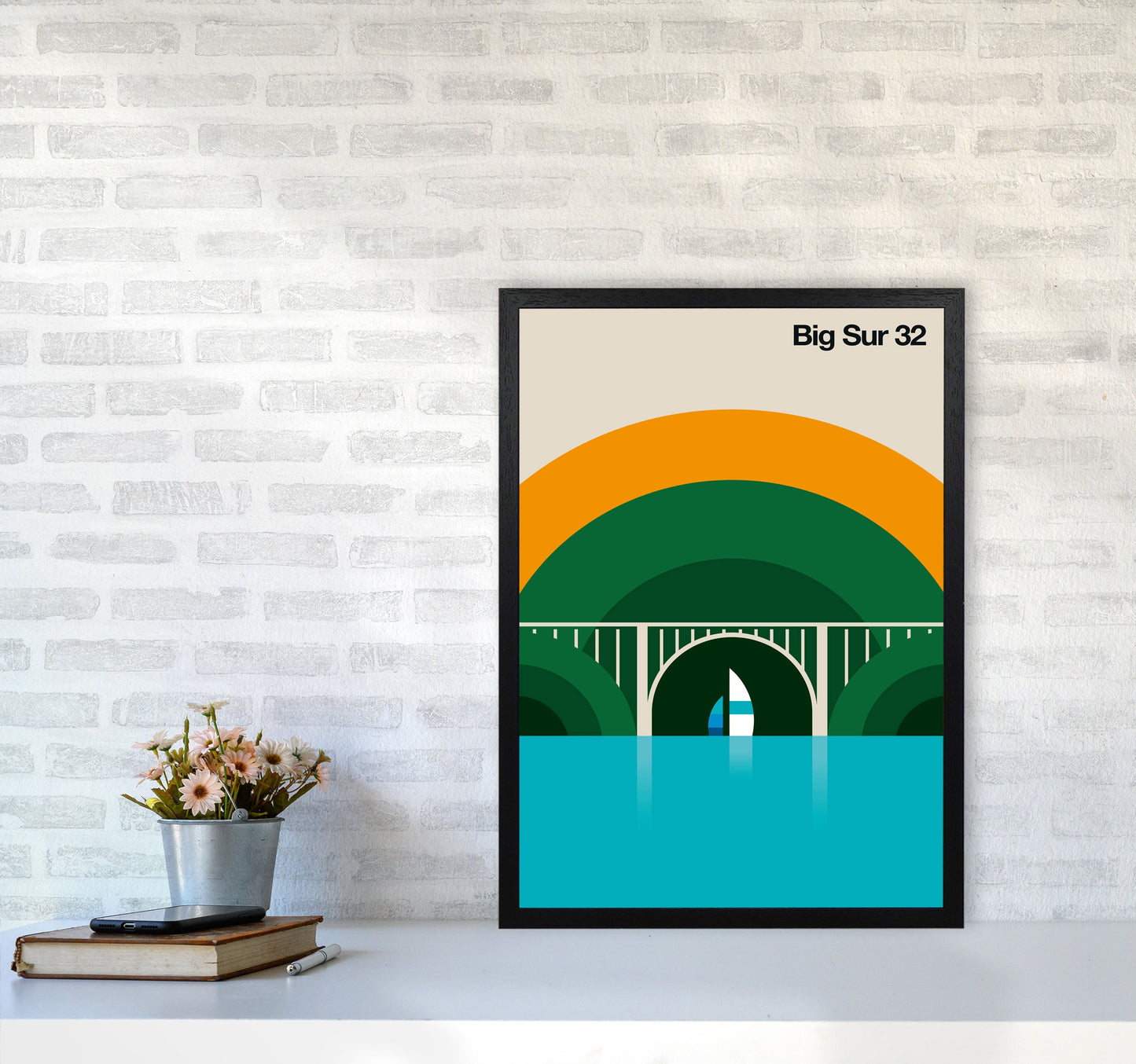 Avelena | Big Sur 32 Kunstdruck von Bo Lundberg