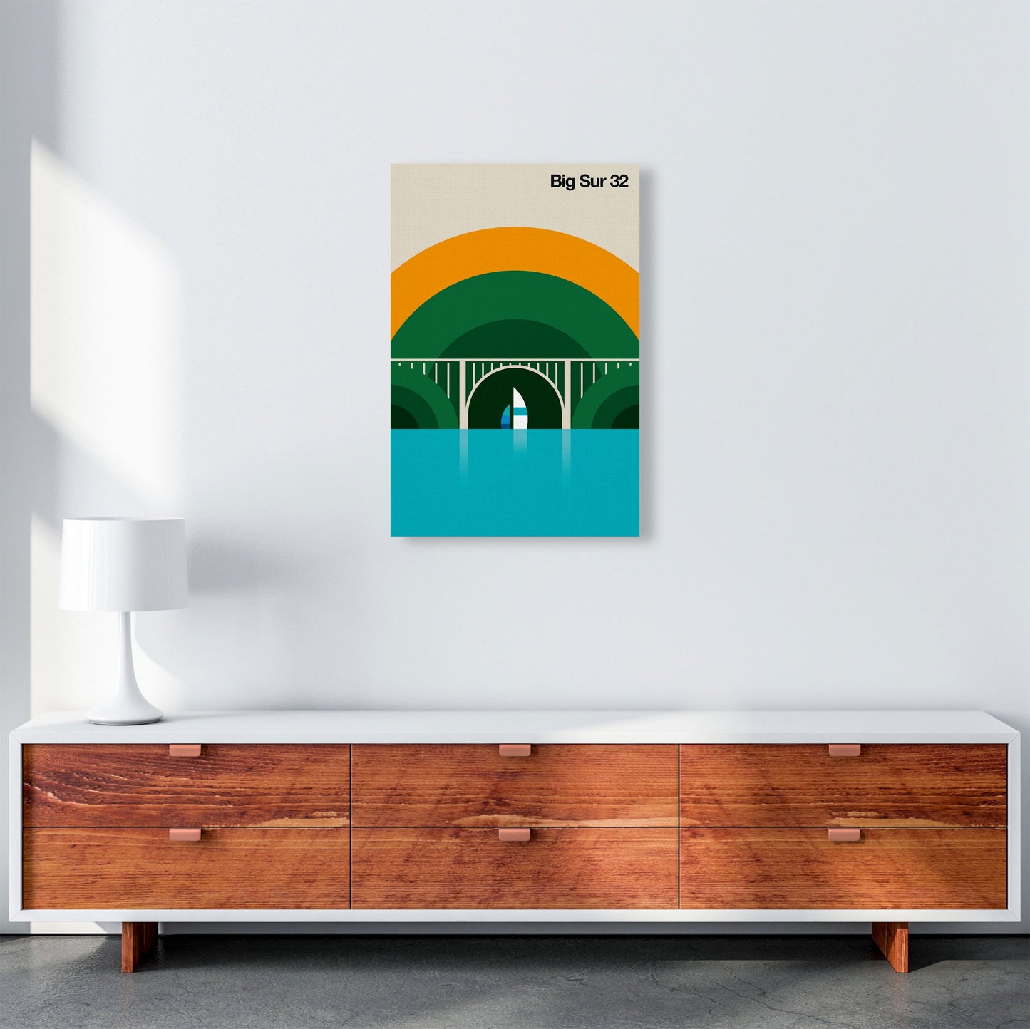 Avelena | Big Sur 32 Kunstdruck von Bo Lundberg