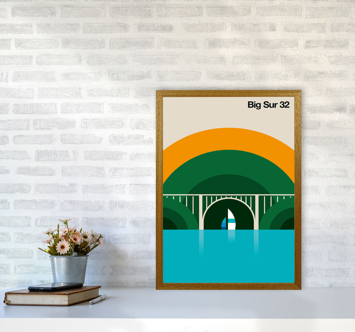 Avelena | Big Sur 32 Kunstdruck von Bo Lundberg