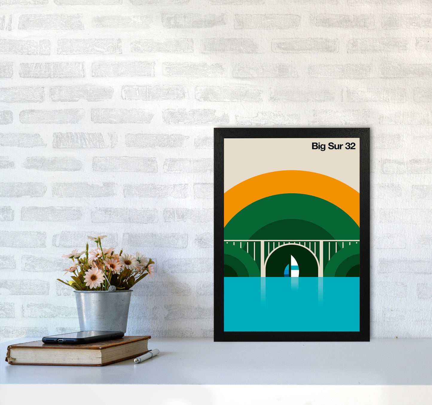 Avelena | Big Sur 32 Kunstdruck von Bo Lundberg