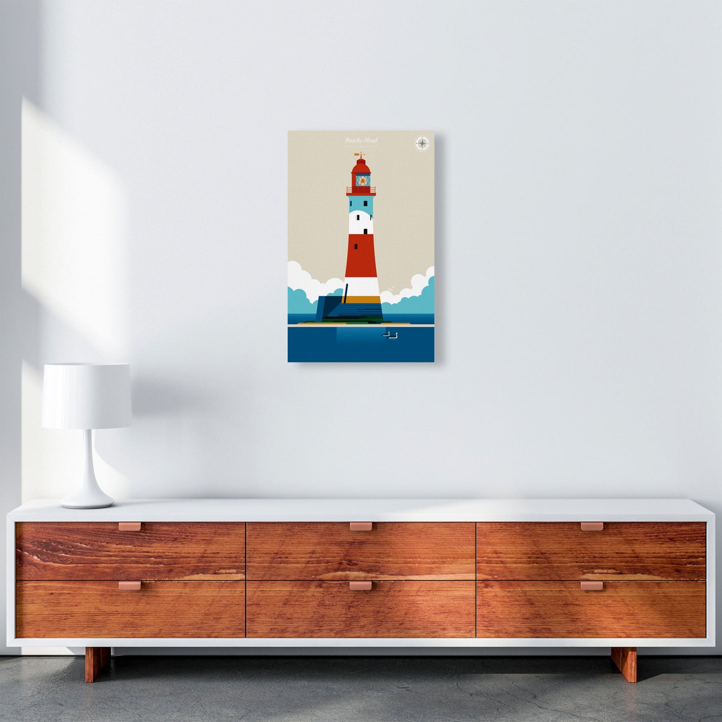 Avelena | Beachy Head Kunstdruck von Bo Lundberg