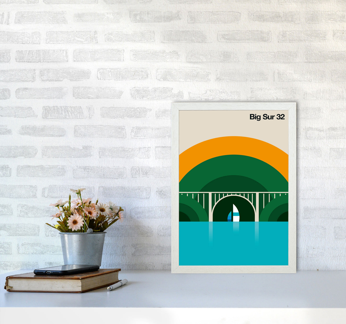 Avelena | Big Sur 32 Kunstdruck von Bo Lundberg