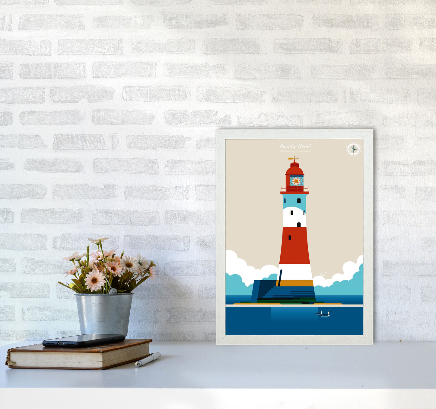 Avelena | Beachy Head Kunstdruck von Bo Lundberg
