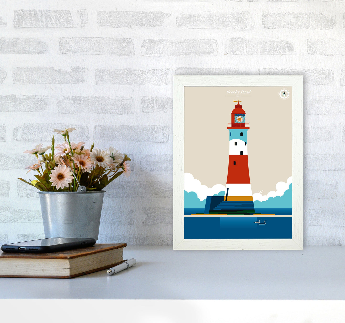 Avelena | Beachy Head Kunstdruck von Bo Lundberg