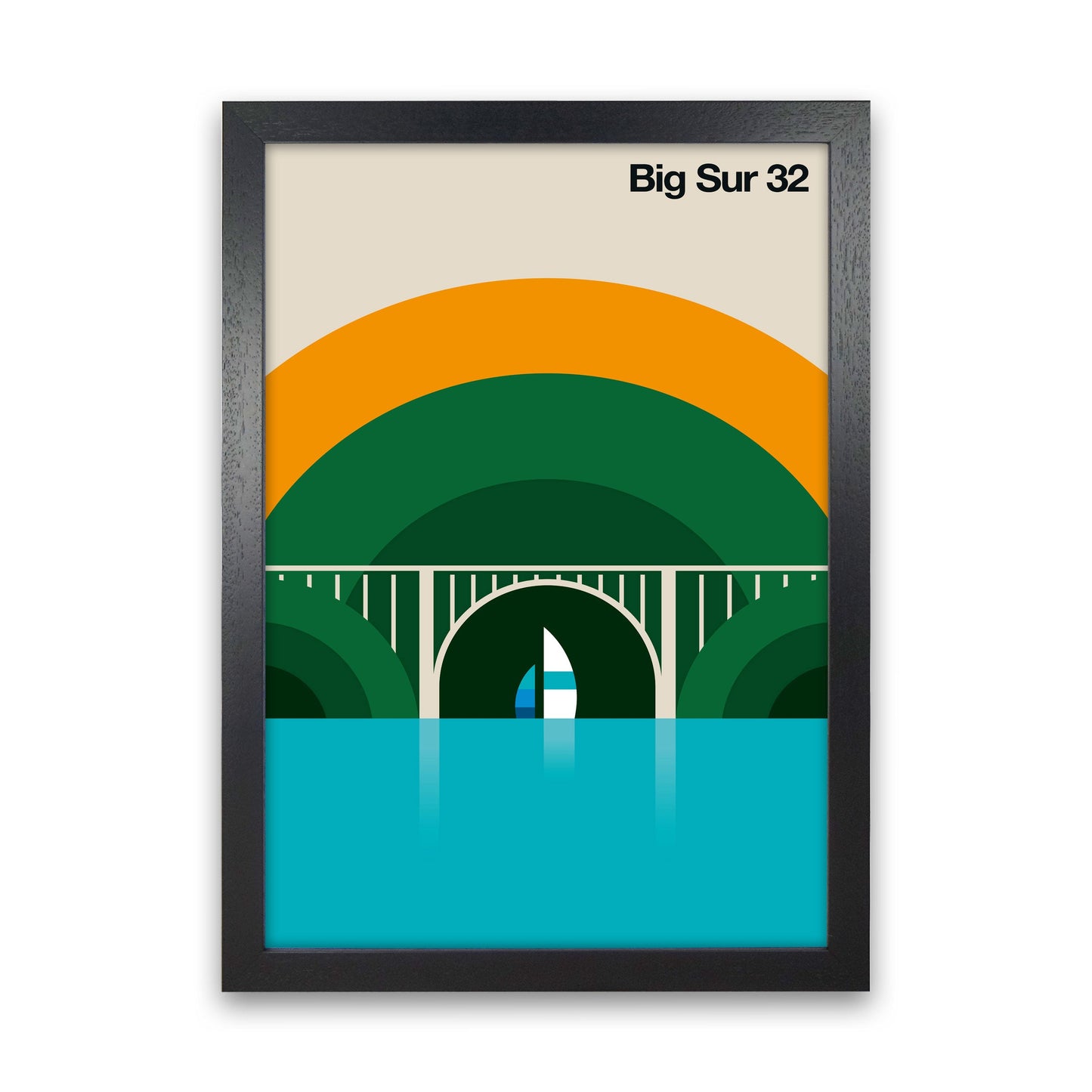 Avelena | Big Sur 32 Kunstdruck von Bo Lundberg