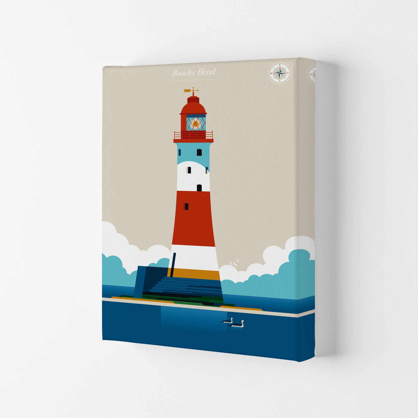 Avelena | Beachy Head Kunstdruck von Bo Lundberg