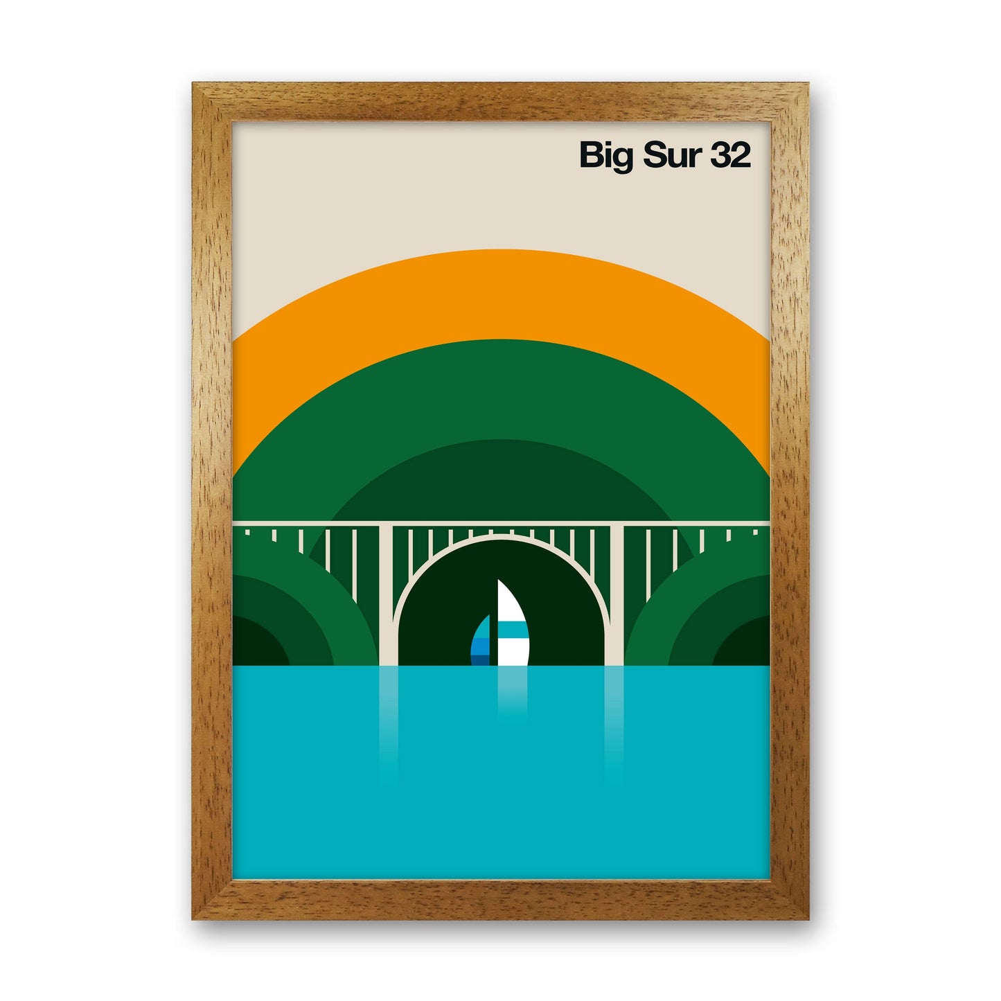 Avelena | Big Sur 32 Kunstdruck von Bo Lundberg