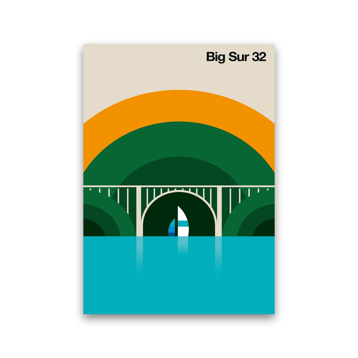 Avelena | Big Sur 32 Kunstdruck von Bo Lundberg