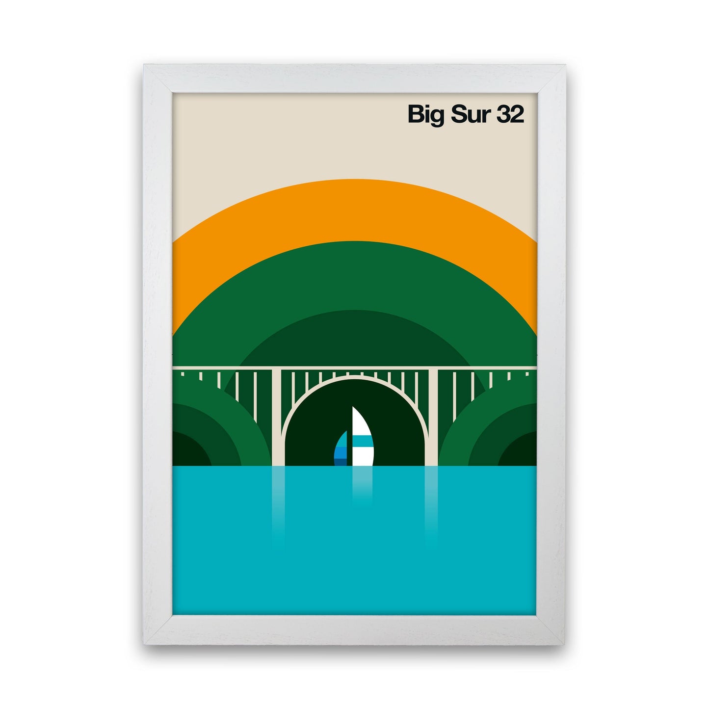Avelena | Big Sur 32 Kunstdruck von Bo Lundberg