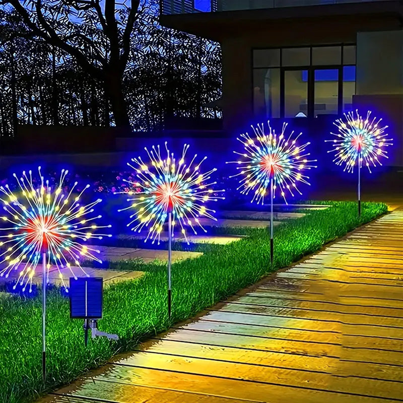 Avelena | Moderne Art Deco Edelstahl Sonne Löwenzahn-Förmige 60/90/120/150/200 Licht Außen Rasen Eingelassene Licht für Garten