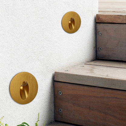 Avelena | Moderne Art Deco Runde Quadratische Aluminium Wasserdichte LED Wandleuchte Für Flure