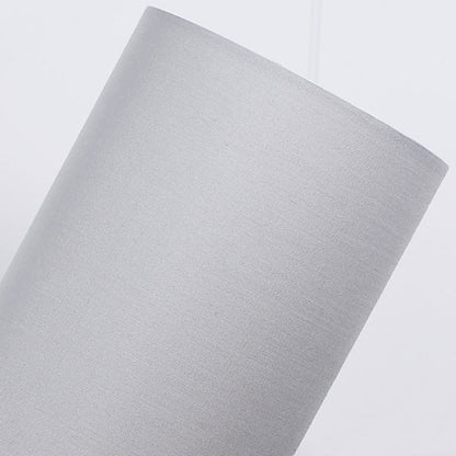 Avelena | Traditionelle japanische Zylinder Holzstoff 1-Licht Tischlampe für das Wohnzimmer