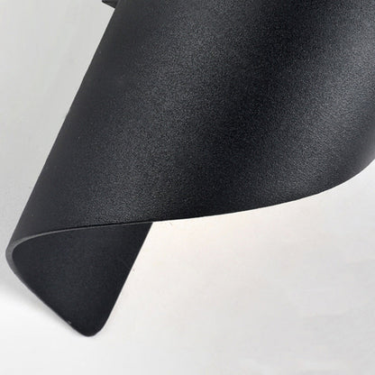 Avelena | Moderne Minimalistische Wasserdichte Spiral Aluminium Acryl LED Wandleuchte für Schlafzimmer