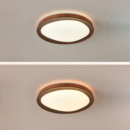 Avelena | Schlichtheit Eisen Acryl Rund LED Deckenleuchte für Schlafzimmer