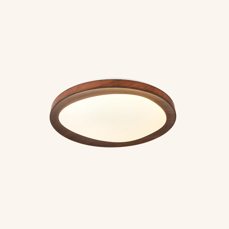 Avelena | Schlichtheit Eisen Acryl Rund LED Deckenleuchte für Schlafzimmer