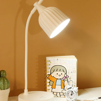 Avelena | Moderne Minimalistische Runde Gefaltete ABS LED Tischlampe Für Wohnzimmer