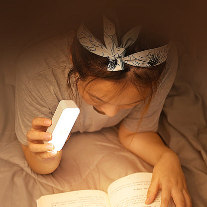 Avelena | Modern Minimalist Wiederaufladbare Magnetische Saugnapf Kunststoffstreifen Rechteckige LED Wandleuchte Nachtlicht Für Studium