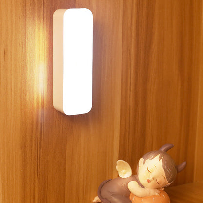Avelena | Modern Minimalist Wiederaufladbare Magnetische Saugnapf Kunststoffstreifen Rechteckige LED Wandleuchte Nachtlicht Für Studium
