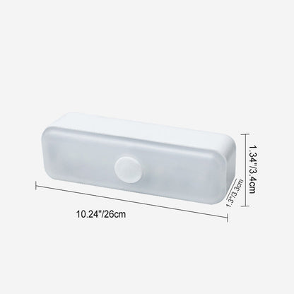 Avelena | Modern Minimalist Wiederaufladbare Magnetische Saugnapf Kunststoffstreifen Rechteckige LED Wandleuchte Nachtlicht Für Studium