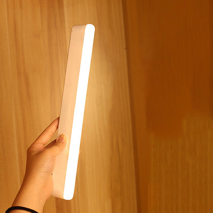 Avelena | Modern Minimalist Wiederaufladbare Magnetische Saugnapf Kunststoffstreifen Rechteckige LED Wandleuchte Nachtlicht Für Studium