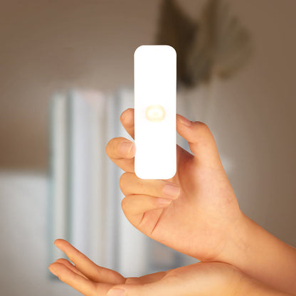 Avelena | Modern Minimalist Wiederaufladbare Magnetische Saugnapf Kunststoffstreifen Rechteckige LED Wandleuchte Nachtlicht Für Studium